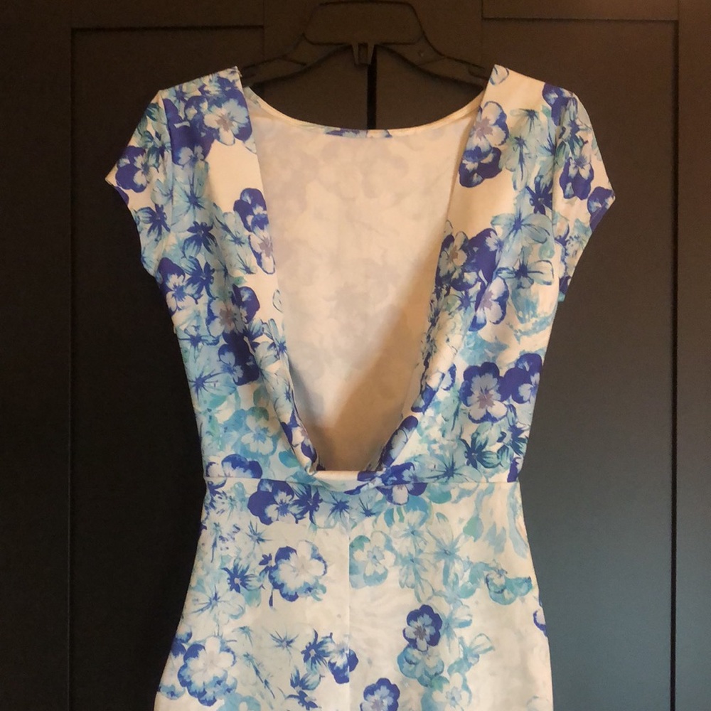 🎉 HP! Backless ASOS True Violet wiggle dress UK 8/US 4 - Picture 7 of 13